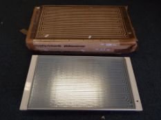 Two vintage Morphy Richards plate warmer