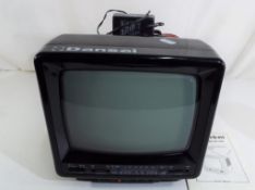 A retro 10 inch portable TV by Dansai wi