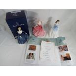 Royal Doulton - three Royal Doulton lady figurines comprising HN2334 Fragrance in original box,