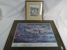 Brian Entwistle - a colour print entitled 'Tribute to the Mersey' issued in a limited edition of