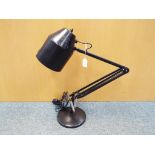 A good quality Helix poise lamp in black