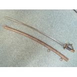 A 19th century French model 1822 light cavalry sabre, number 22,