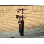 A Bikehut repair stand, folded dimensions 120 cm x 35 cm ,