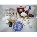 A good mixed lot of ceramics to include Royal Albert Old Country Roses, Royal Worcester, Aynsley,