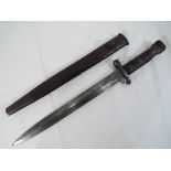 A Lee Metford, 1888 Mark II second pattern bayonet manufactured for the British .