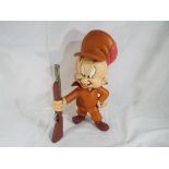 Warner Bros - a large figure depicting Elmer Fudd designed exclusively for Warner Bros Studio Store,