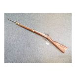 A replica French sporting flintlock rifle with working action - Est £20 - £40 - This lot MUST be