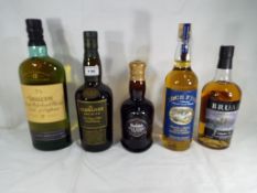Scotch Whisky - 5 bottles comprising The Singleton single malt aged 12 years, 70 cl, 40% vol,