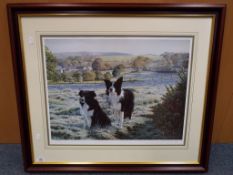 Steven Townsend - and artist signed coloured print,