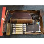 A good mixed lot to include a vintage bible,