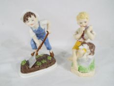 Royal Worcester - Two Royal Worcester figurines comprising No. 3456 June, No.