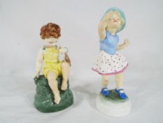 Royal Worcester - Two Royal; Worcester figurines to include model No.