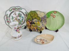 A small good mixed lot of ornamental ceramics to include Carltonware and other (5) - This lot MUST