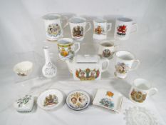 A collection of Royal commemorative ceramics and similar - This lot MUST be paid for and collected,