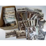 In excess of 500 UK topographical postcards, early - mid period to include real photos,