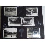 Vintage photograph album containing a quantity of military photographs relating to Z troop,