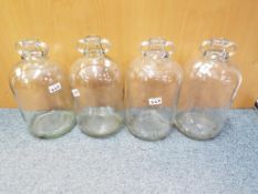 4 Demijohns - This lot MUST be paid for and collected, or delivery arranged,