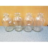 4 Demijohns - This lot MUST be paid for and collected, or delivery arranged,