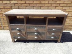 A good quality sideboard approximately 77 cm x 127 cm x 48 cm - This lot MUST be paid for and