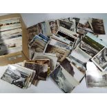 In excess of 600 UK topographical postcards, early - mid period to include real photos,