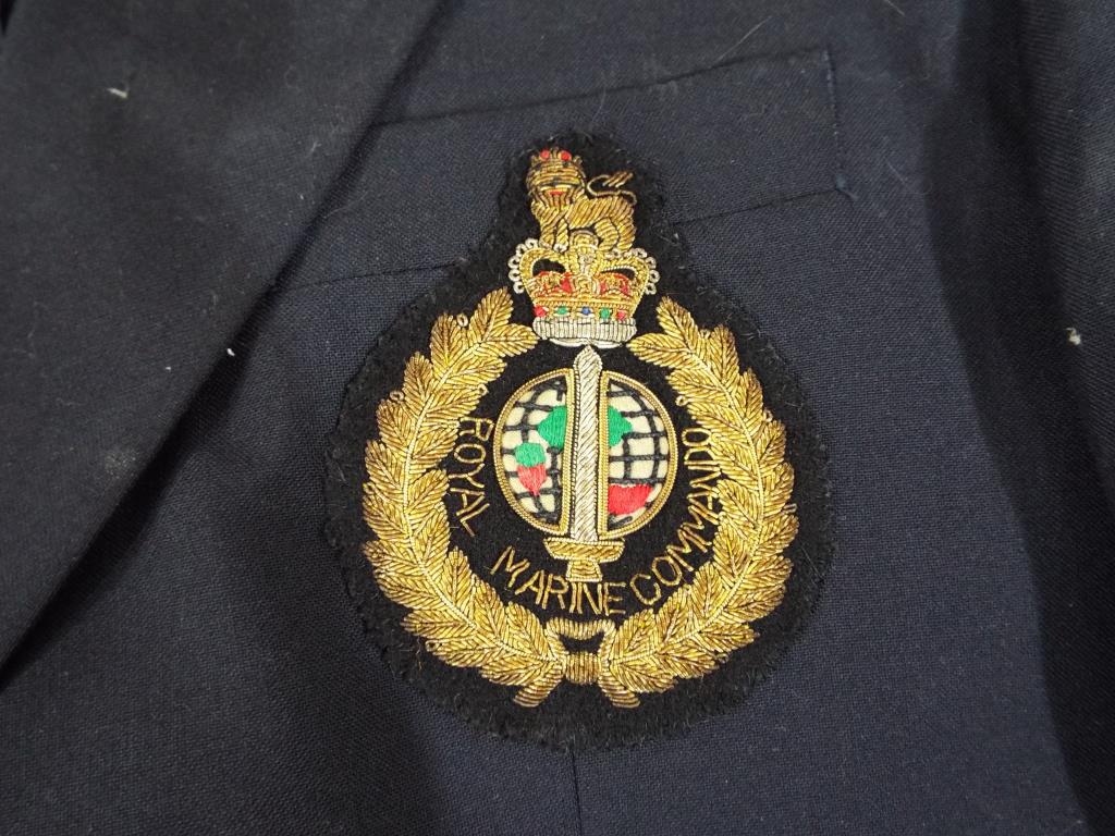 A blazer bearing a Royal Marine Commando badge, Royal Marine dress cap, - Image 2 of 3