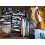 A good lot to include a quantity of CDs and DVDs, a Stanley Gibbons Stamps of the World book,