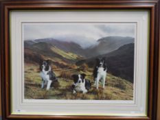 Steven Townsend - an artist signed colour print entitled Masters of the Hill produced in a limited