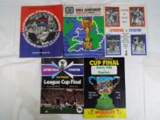 Football programs - 5 souvenir football programs to include the England 1966 World Cup July 11-30,