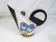 Lorna Bailey - a Lorna Bailey teapot decorated in the Bursley Way pattern.