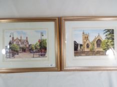 Local Interest - two local interest prints signed by the artist in pencil Stuart Long,