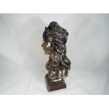 Crosa - A resin bust depicting a female, inscribed to the plinth Crosa 2001,