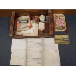 A good lot to include a good quality photograph album marked Victorian Photograph Album,