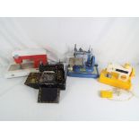 Four children's sewing machines to include Vulcan,