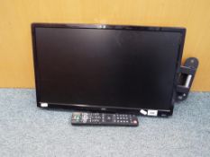 A 22 inch JVC LED TV with DVD player