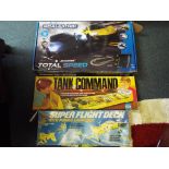 A Scalextric Total Speed race game in original box,