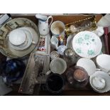 A good lot to include a quantity of ceramics comprising Royal Doulton Dickens Ware, Aynsley,