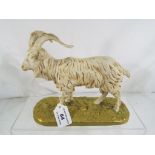 Royal Dux - a figurine depicting a mountain goat,