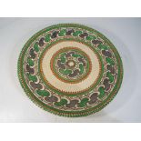 Charlotte Rhead - A Charlotte Rhead for Crown Ducal tubelined charger decorated in the Green Chain