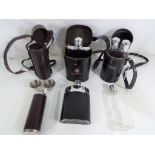 Breweriana - a lot to include a Glenlivet branded twin hip flask set,