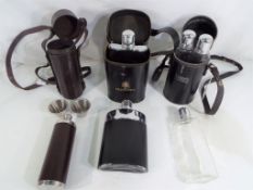 Breweriana - a lot to include a Glenlivet branded twin hip flask set,