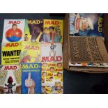 Mad Magazine - in excess of 100 vintage American Mad Magazine comics ranging from the 1960's