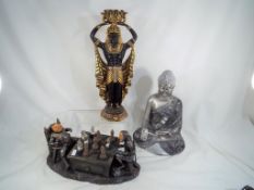 Nemesis - a Nemesis figurine depicting two knights playing chess, item number NEM2283,
