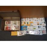 A Royal Commemorative related scrap book containing first day covers, silk ribbons, stamps,