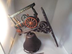 A traction engine bell Est £20 - £30 Th