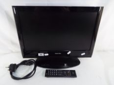 a 19 inch Toshiba LCD colour television