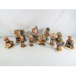Eleven Goebel Hummel figurines depicting