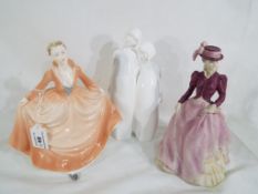 A Coalport lady figurine entitled 'Ladies of Fashion - The Greeting',