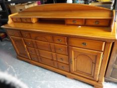A sideboard marked Fran-San, Made in Spain, approximately 134 cm (h) x 208 cm x 49 cm.