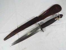 A WW2 (World War Two) sterile 3rd Pattern Army Commando Fairbairn Sykes FS Fighting Knife original