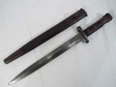 A Lee Metford, 1888 Mark II second pattern bayonet manufactured for the British .